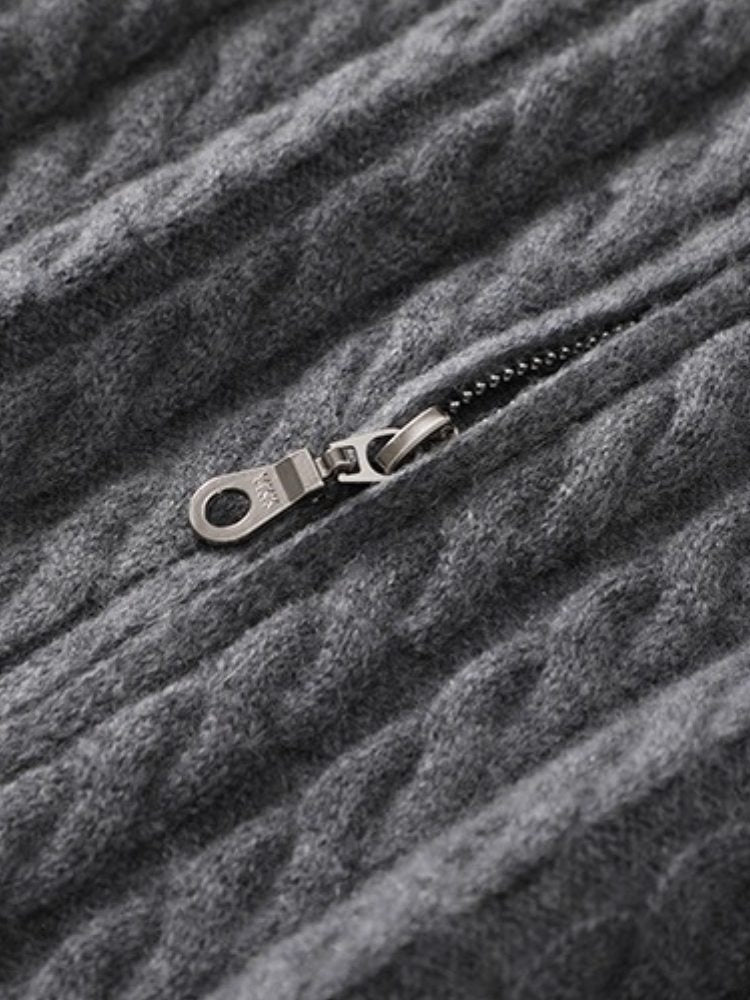 Silas - Cable-Knit Cashmere Cardigan