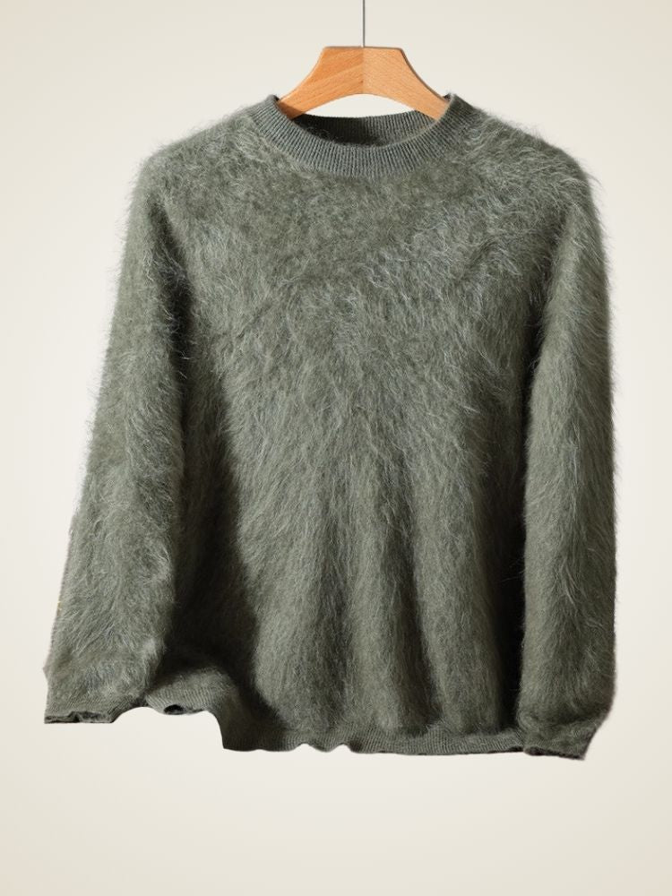Anton - Brushed  Crewneck Cashmere Sweater