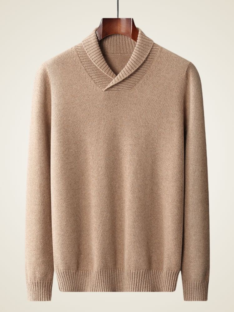 Adrian - Shawl Collar Cashmere Sweater