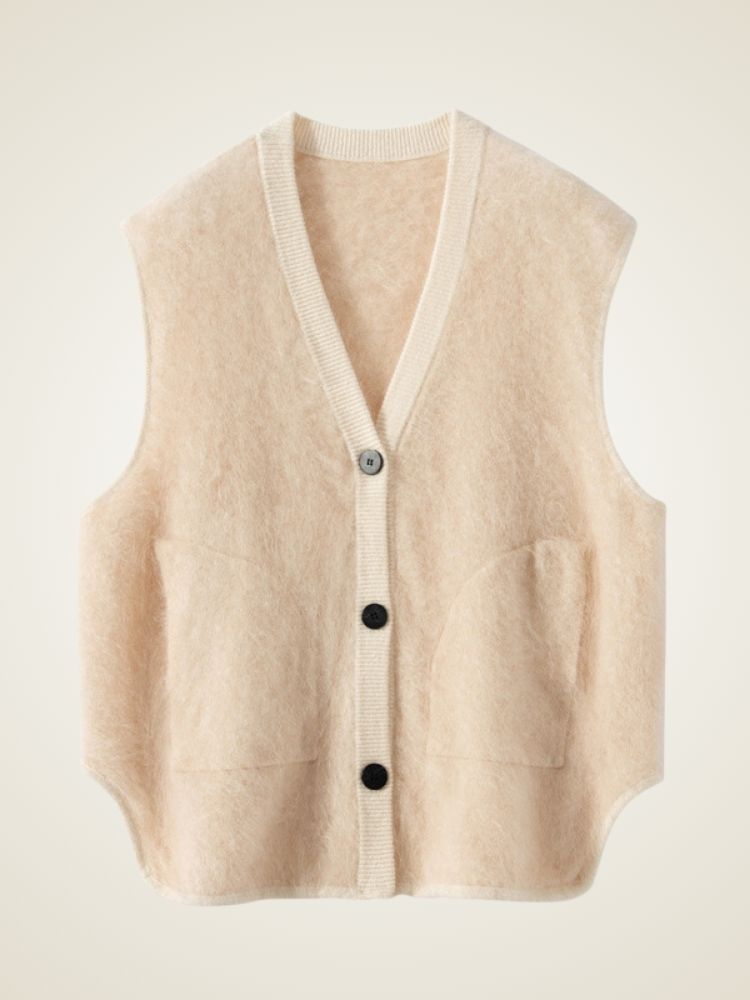 Lisandra - Brushed Cashmere Vest