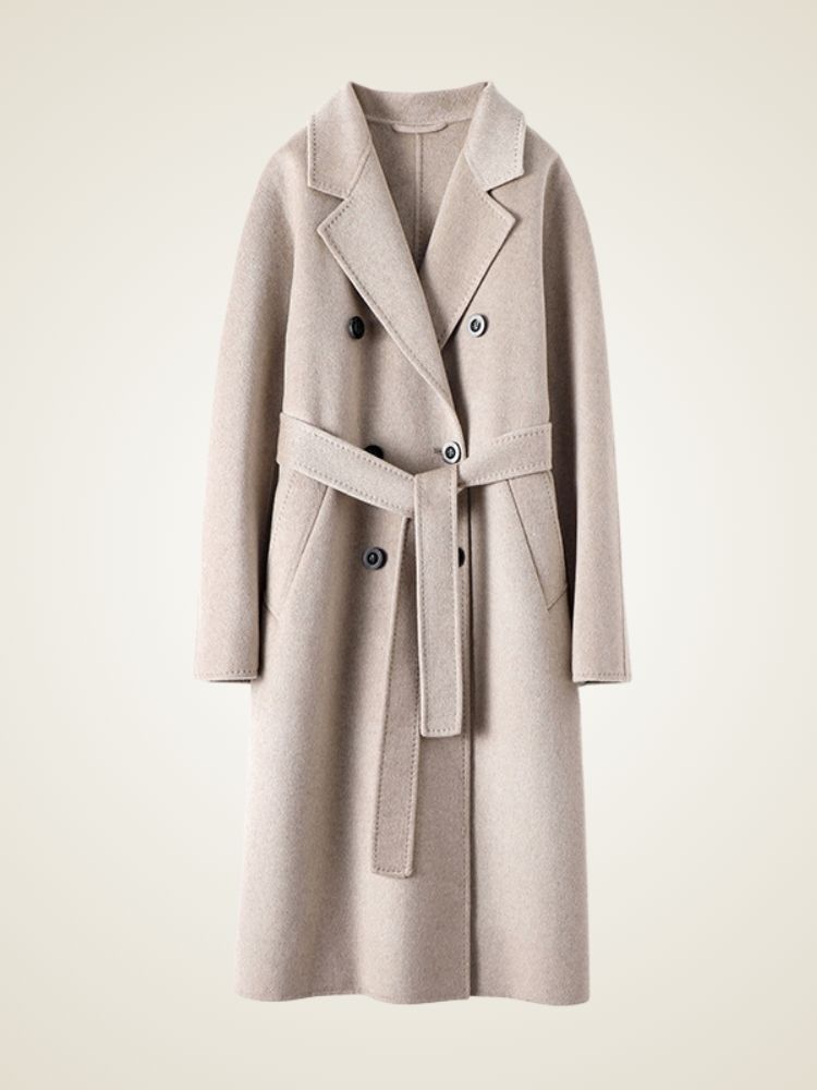 Ayana - Double-Breasted Cashmere Coat
