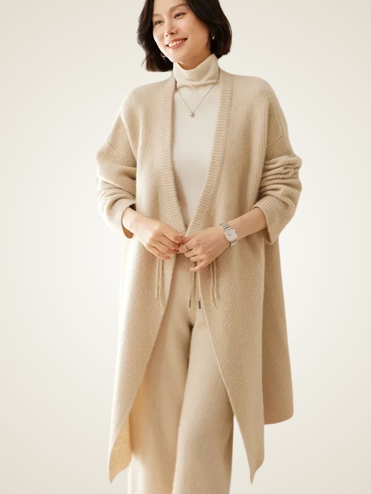 Julia - Long Cashmere Cardigan