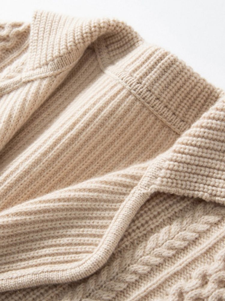 Elda - Belted Cashmere Cardigan