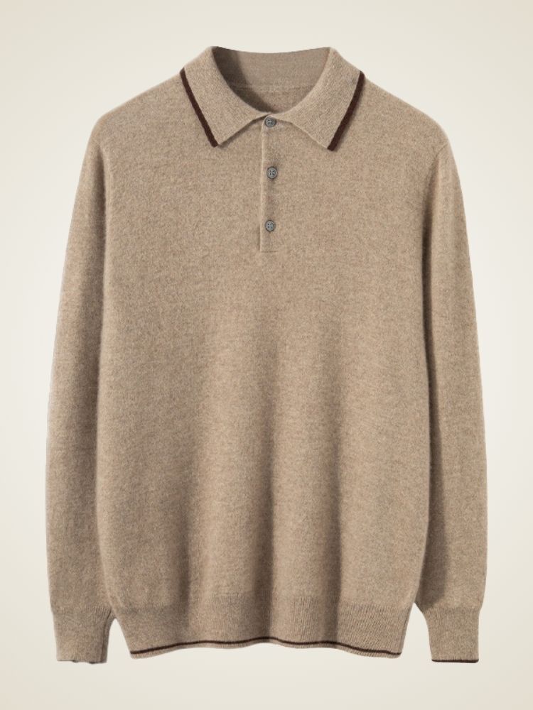 Clifford - Cashmere Polo Sweater