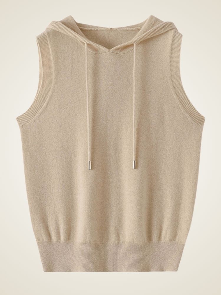 Bellamy - Hooded Cashmere Vest