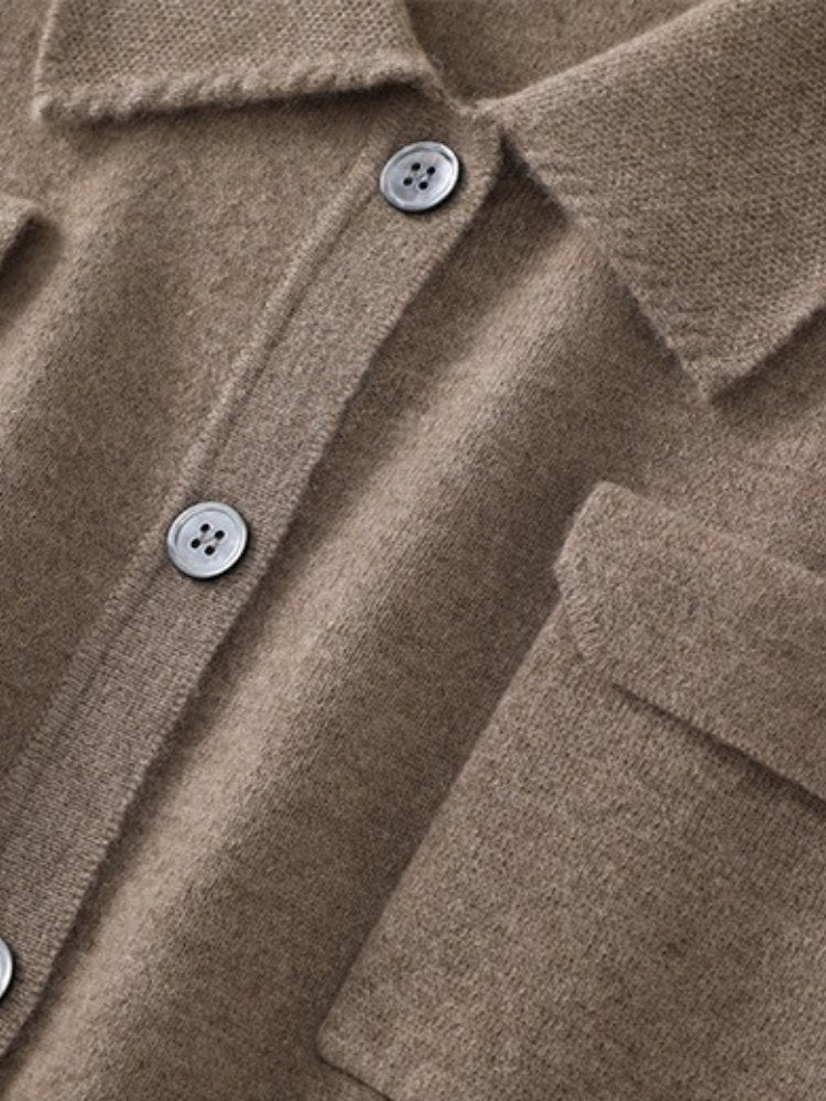 Leandria - Belted Cashmere Cardigan