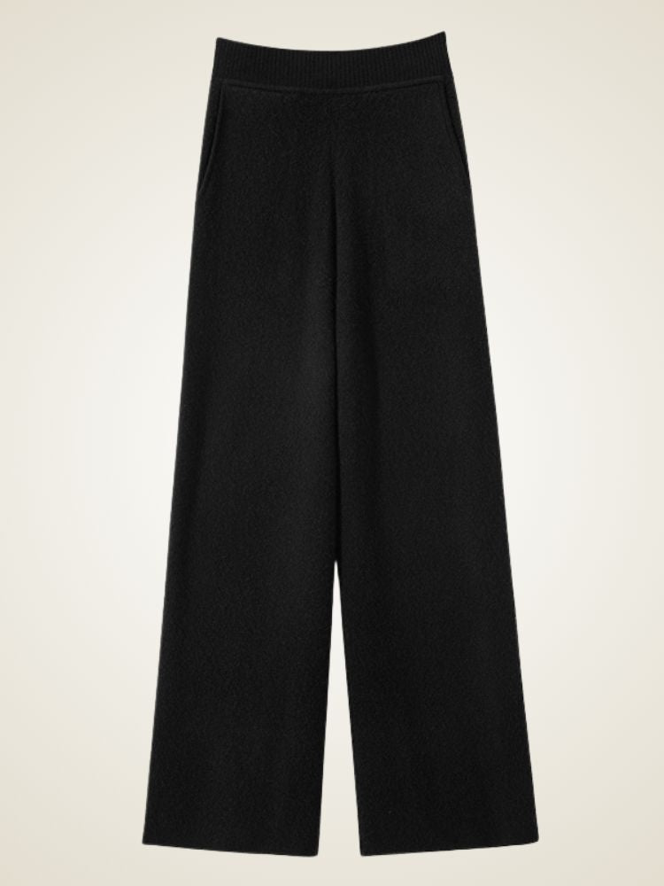 Arley - Wide-Leg Cashmere Pants