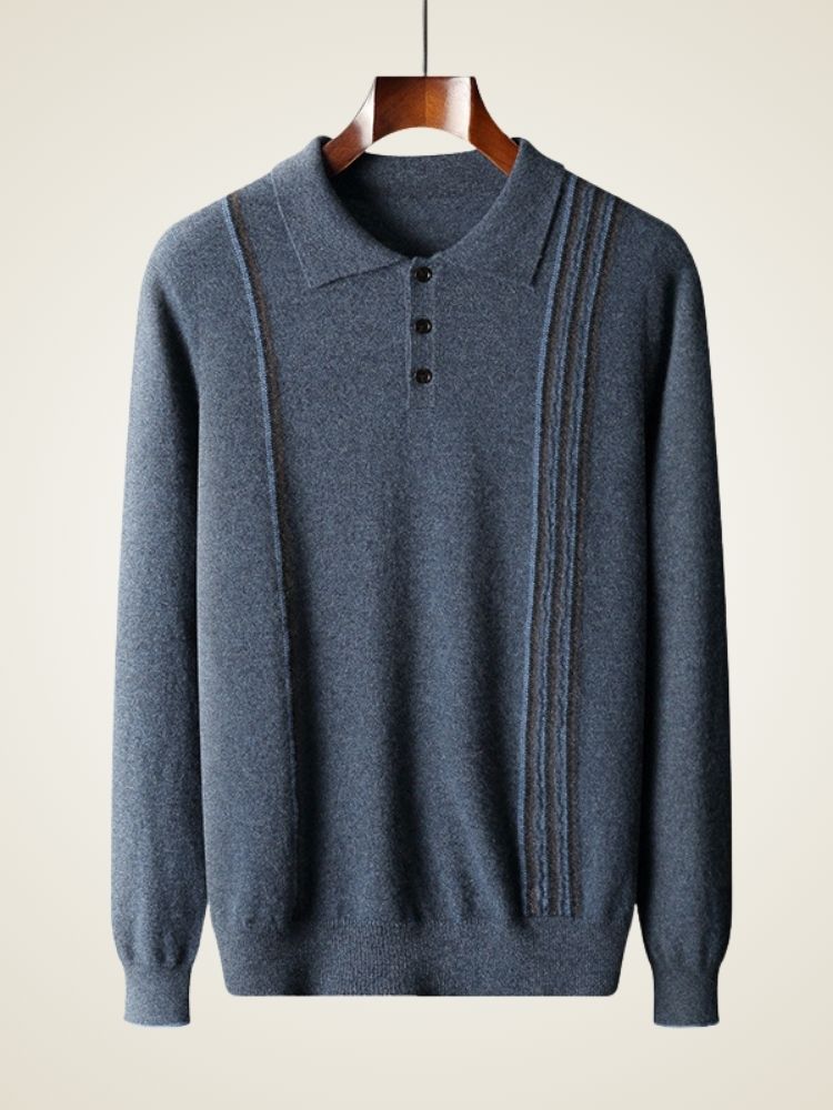 Clay - Cashmere Polo Sweater