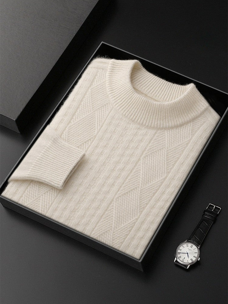 Cilian - Diamond Knit Cashmere Sweater