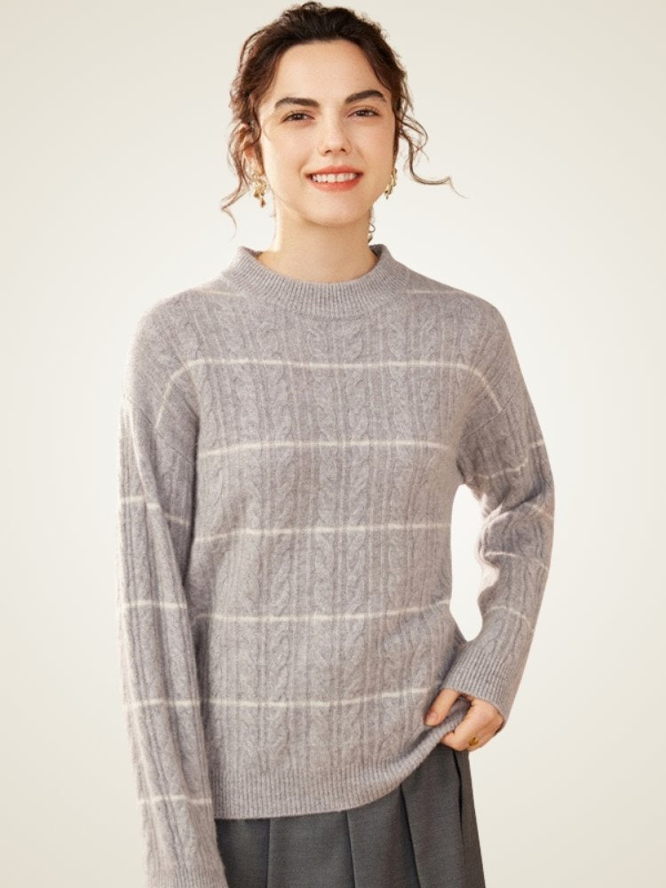 Olevia - Cable-Knit Cashmere Sweater