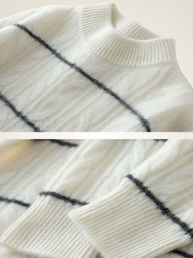 Olevia - Cable-Knit Cashmere Sweater
