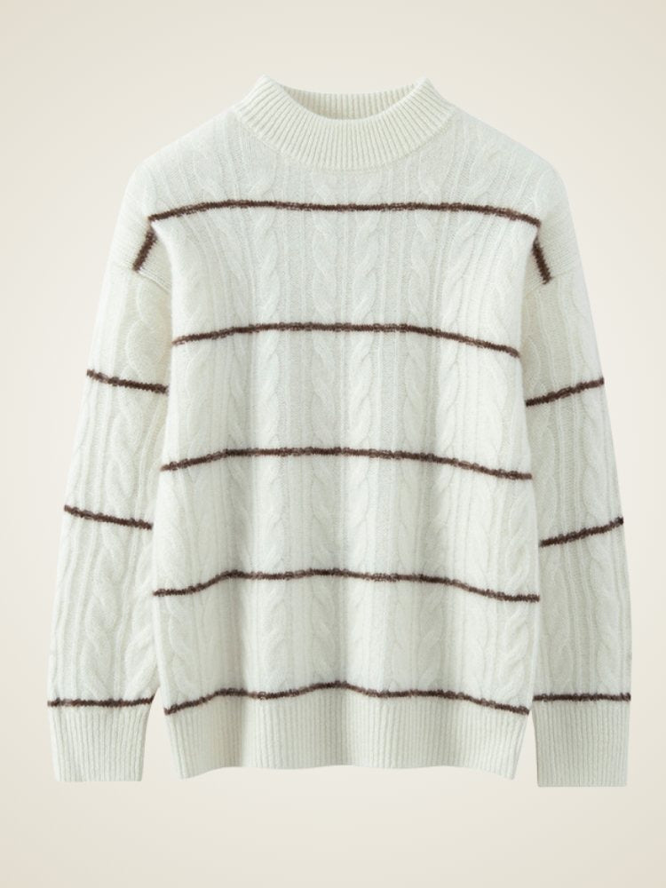 Olevia - Cable-Knit Cashmere Sweater