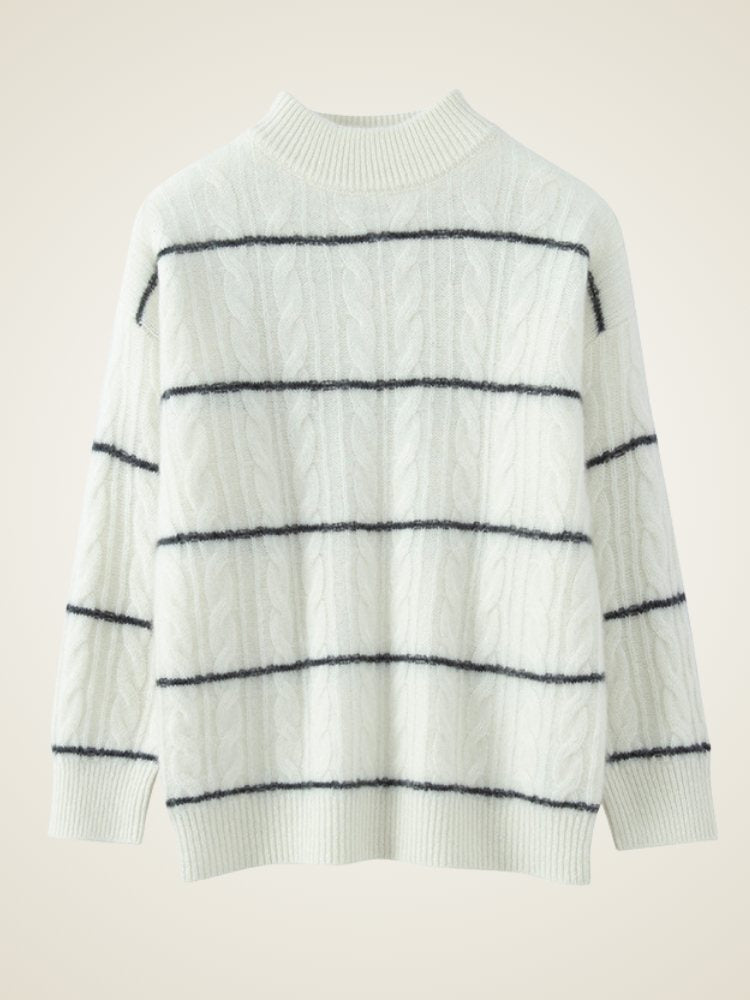 Olevia - Cable-Knit Cashmere Sweater