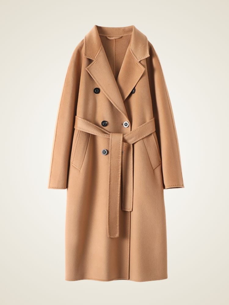 Ayana - Double-Breasted Cashmere Coat