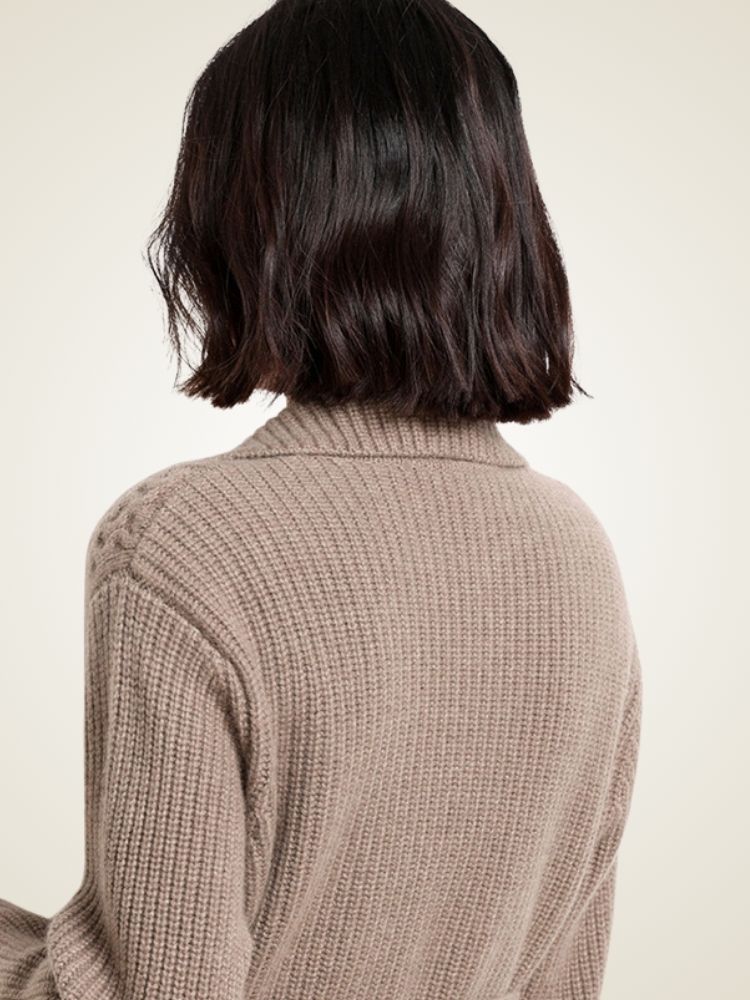 Elda - Belted Cashmere Cardigan