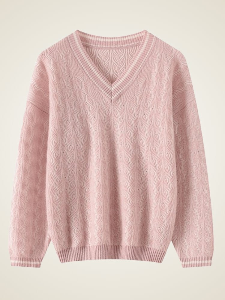 Aurenia -  V-neck Cashmere Jumper
