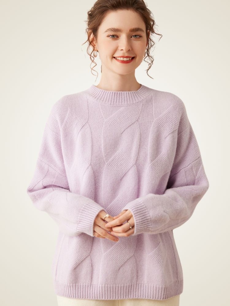 Eralith -  Cable  Knit Cashmere Sweater