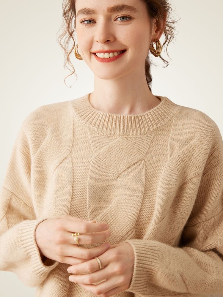 Eralith -  Cable  Knit Cashmere Sweater