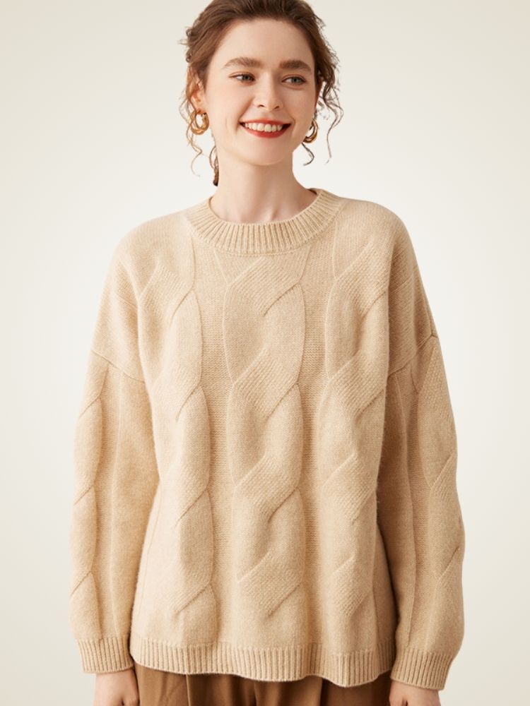 Eralith -  Cable  Knit Cashmere Sweater