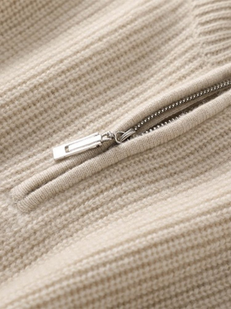 Delisandra - Ribbed Cashmere Dress