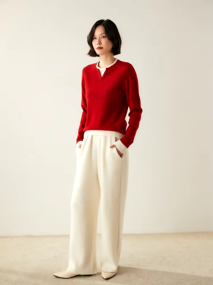 Amber - Crewneck Cashmere Sweater