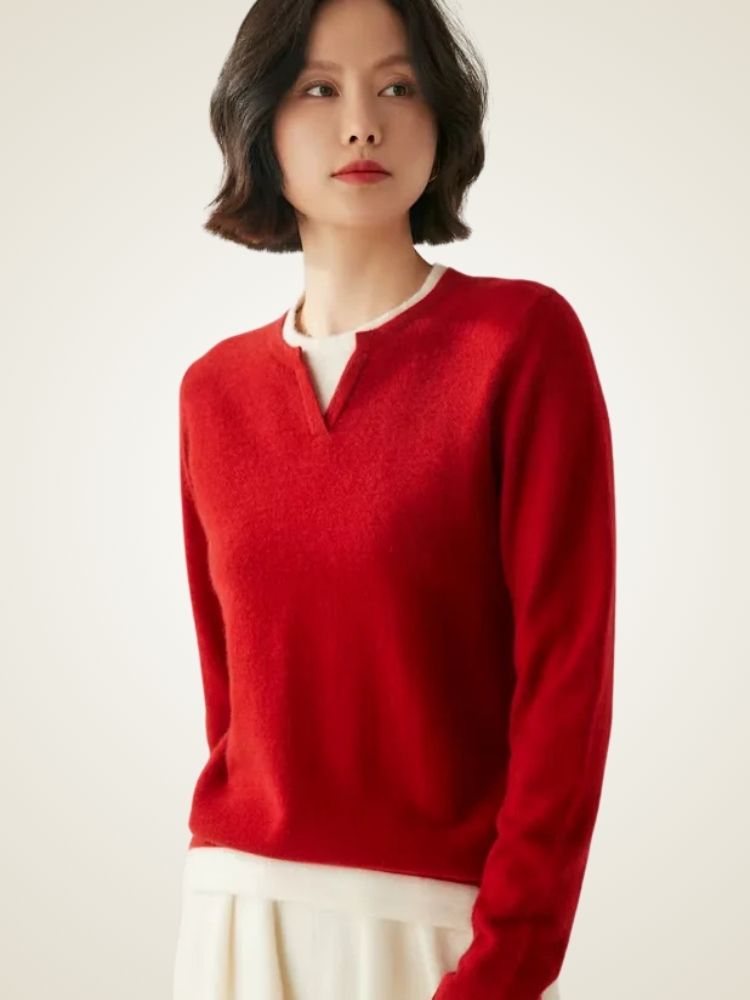 Amber - Crewneck Cashmere Sweater