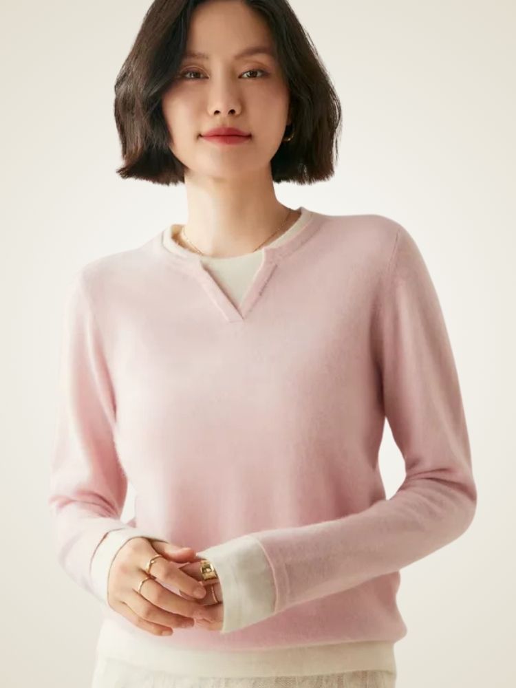 Amber - Crewneck Cashmere Sweater