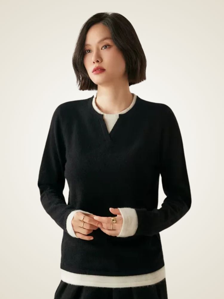 Amber - Crewneck Cashmere Sweater