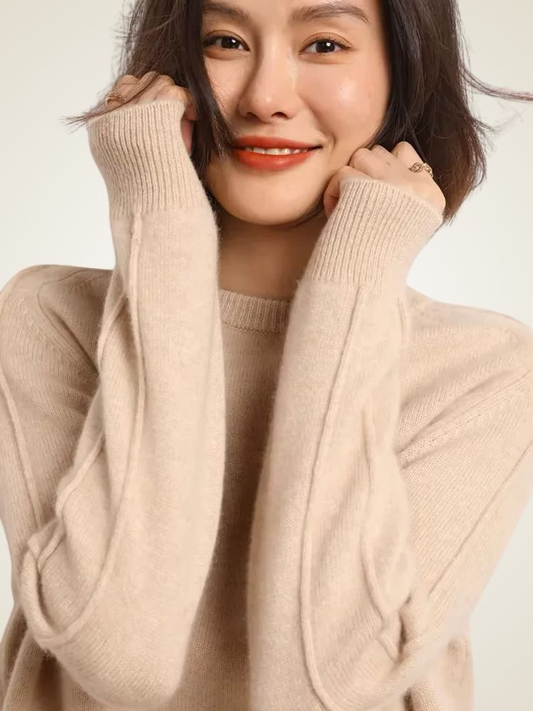 Chloe - Crewneck Cashmere Sweater