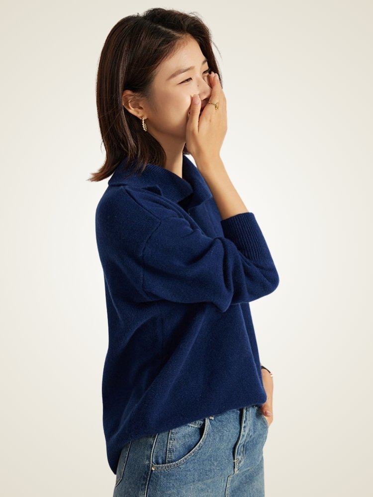 Rosendra - Buttoned Cashmere Sweater