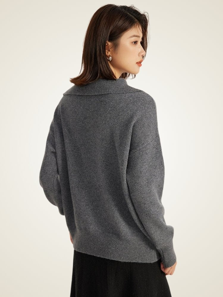 Rosendra - Buttoned Cashmere Sweater