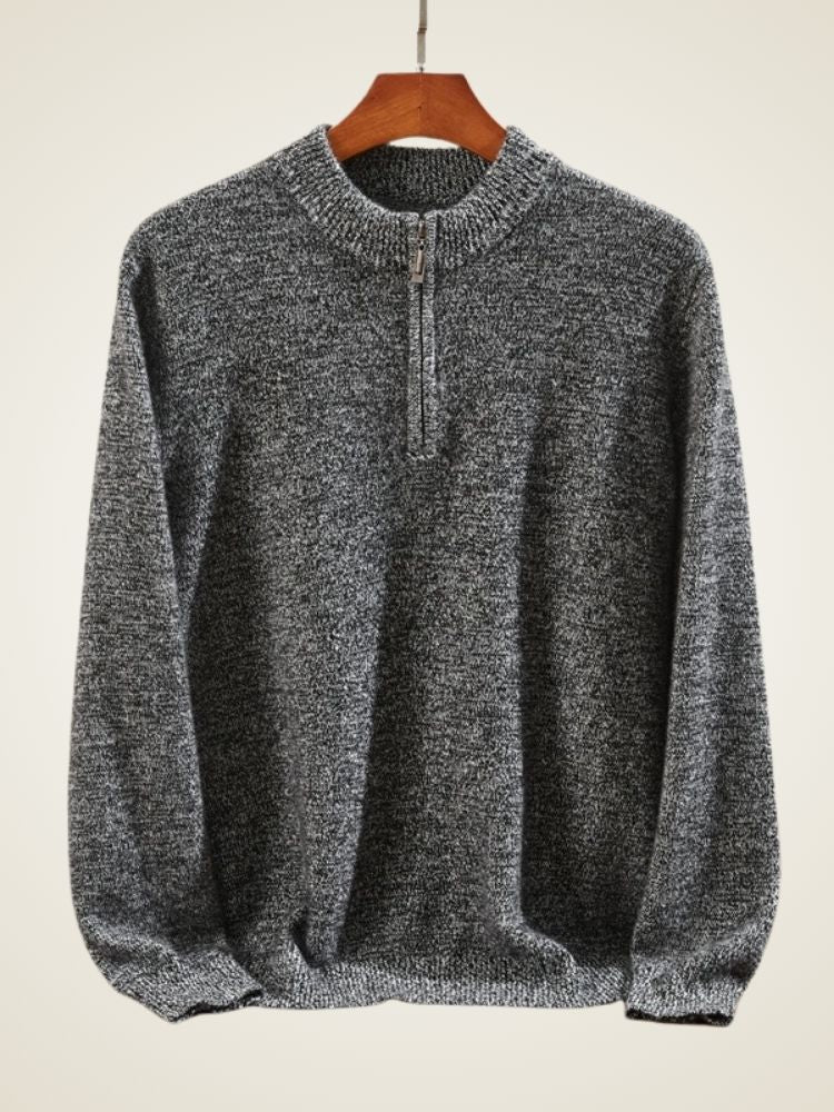 Emery - Half Zip Cashmere Sweater