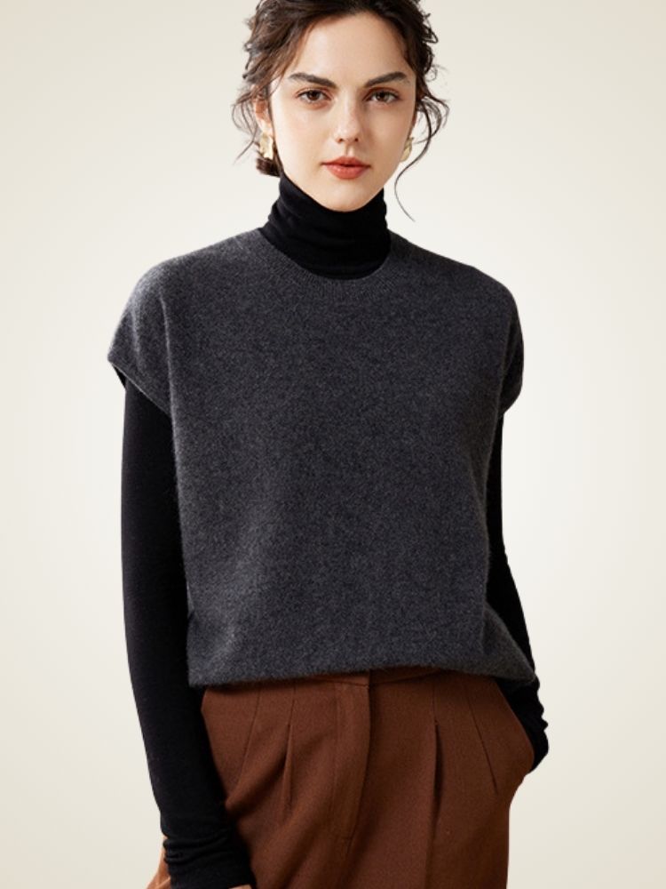 Jayda - Classic Cashmere Vest-Top