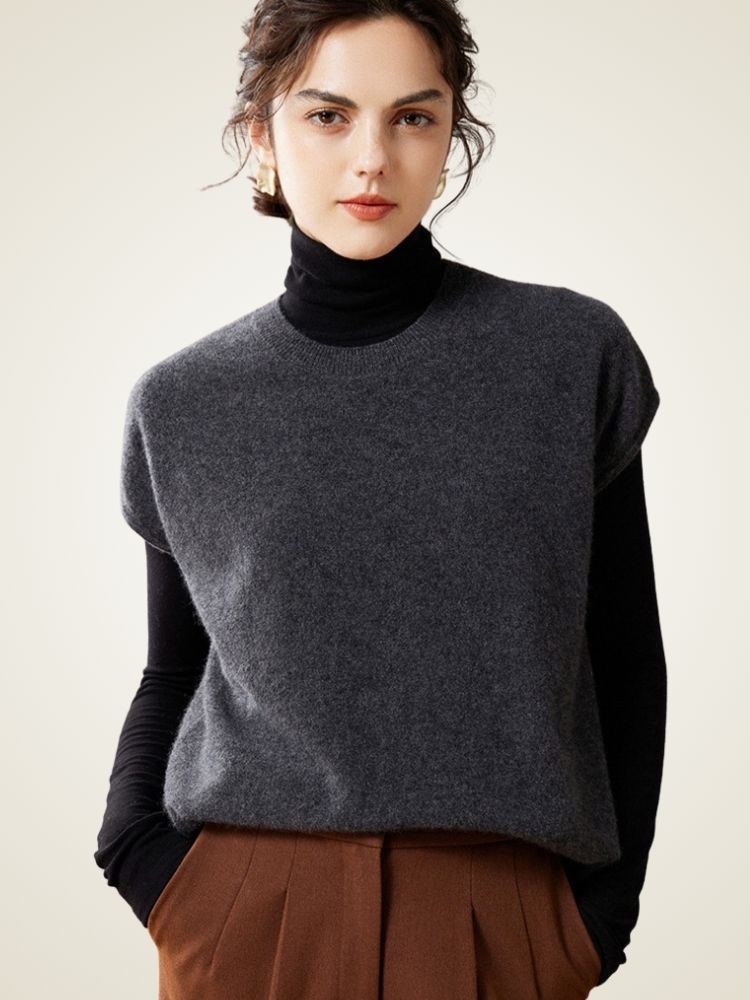 Jayda - Classic Cashmere Vest-Top