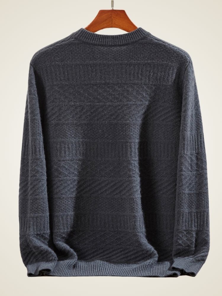 Grayson - Artisanal Knit Cashmere Crewneck