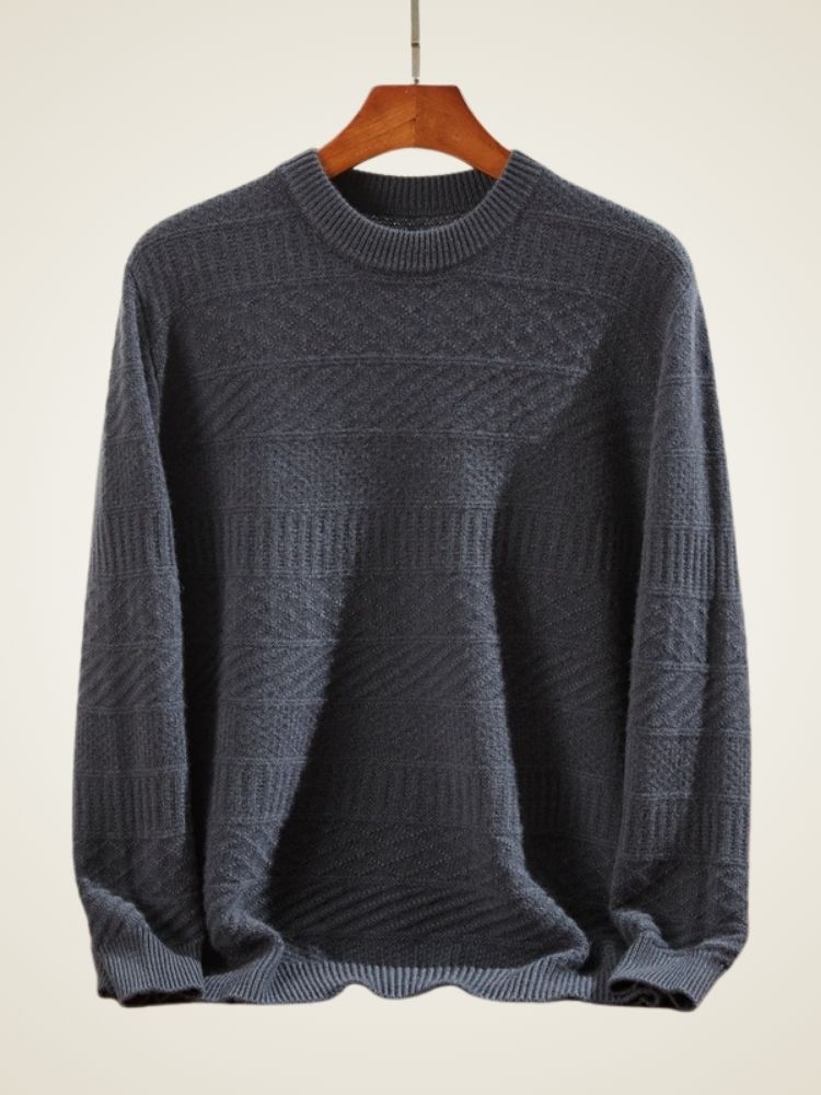 Grayson - Artisanal Knit Cashmere Crewneck