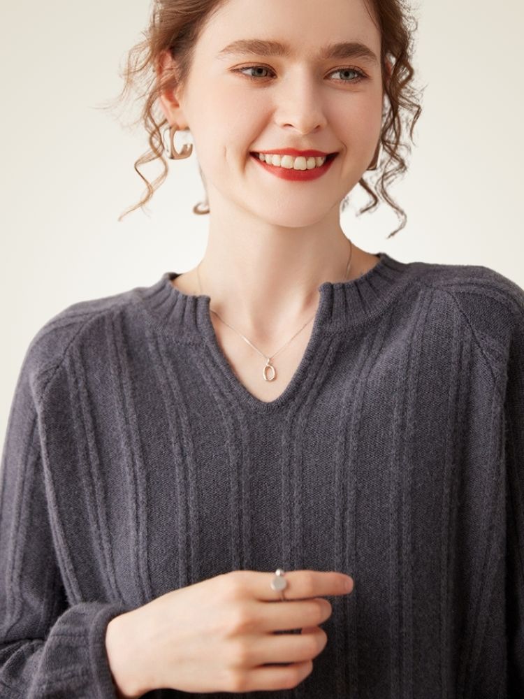 Arelia - Ribbed Cashmere Sweater