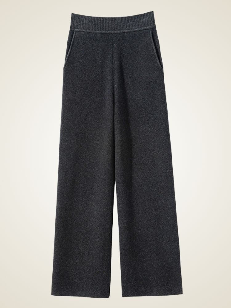 Arley - Wide-Leg Cashmere Pants