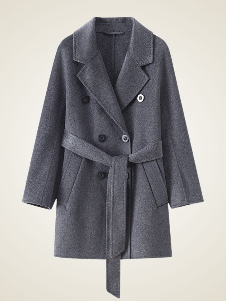 Delara - Double-Breasted Cashmere Coat
