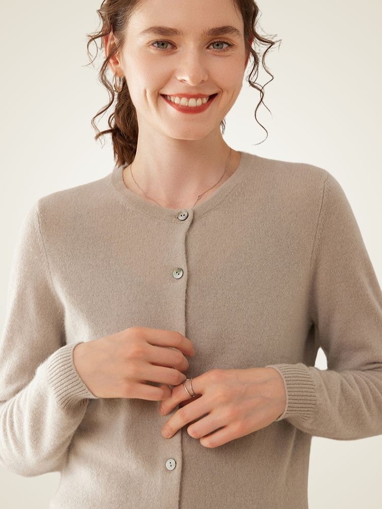 Lyn - Pure Cashmere Cardigan