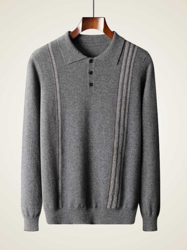 Clay - Cashmere Polo Sweater