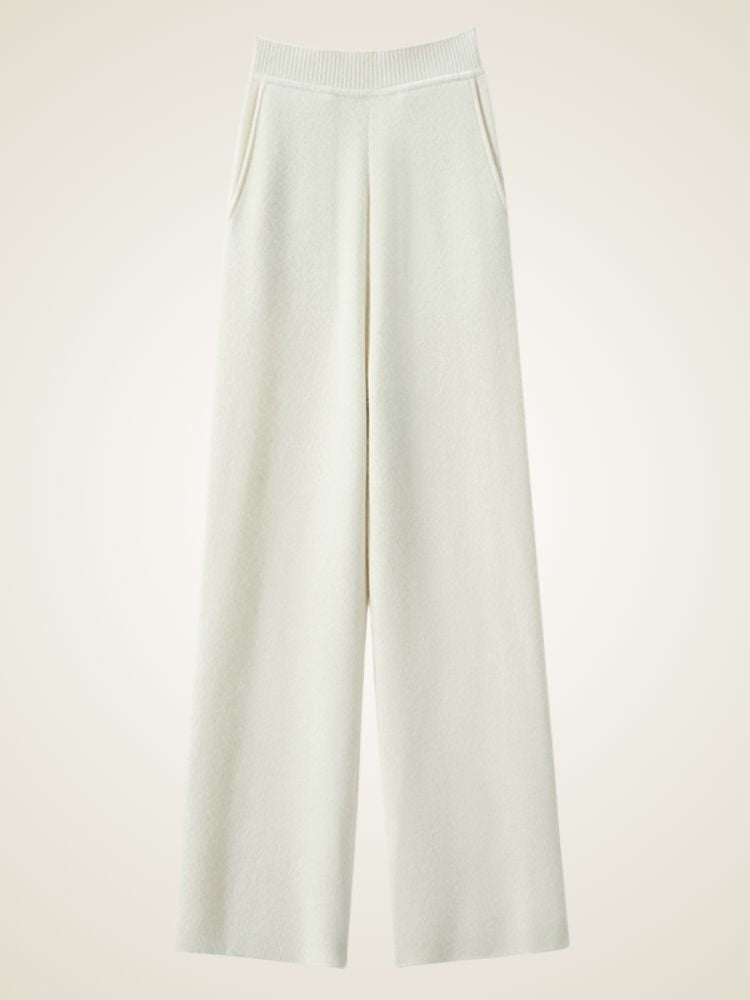 Arley - Wide-Leg Cashmere Pants