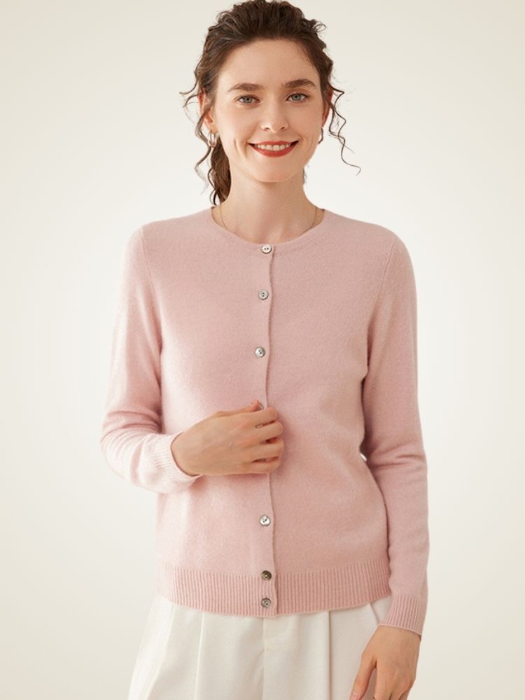 Lyn - Pure Cashmere Cardigan