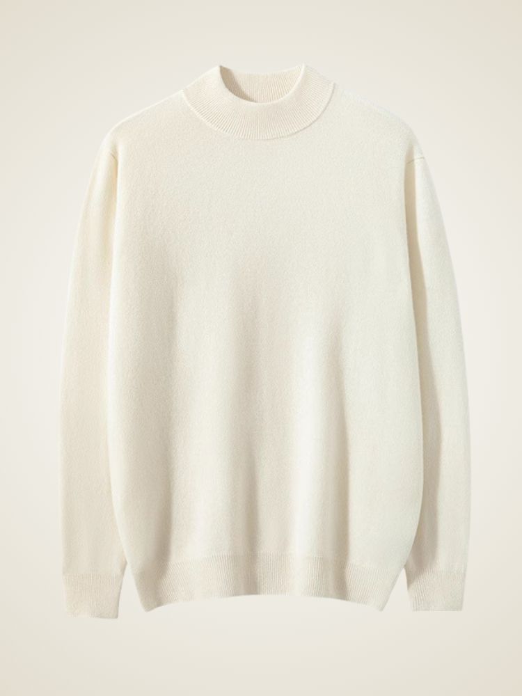 Bowen - Mock Neck Cashmere Sweater
