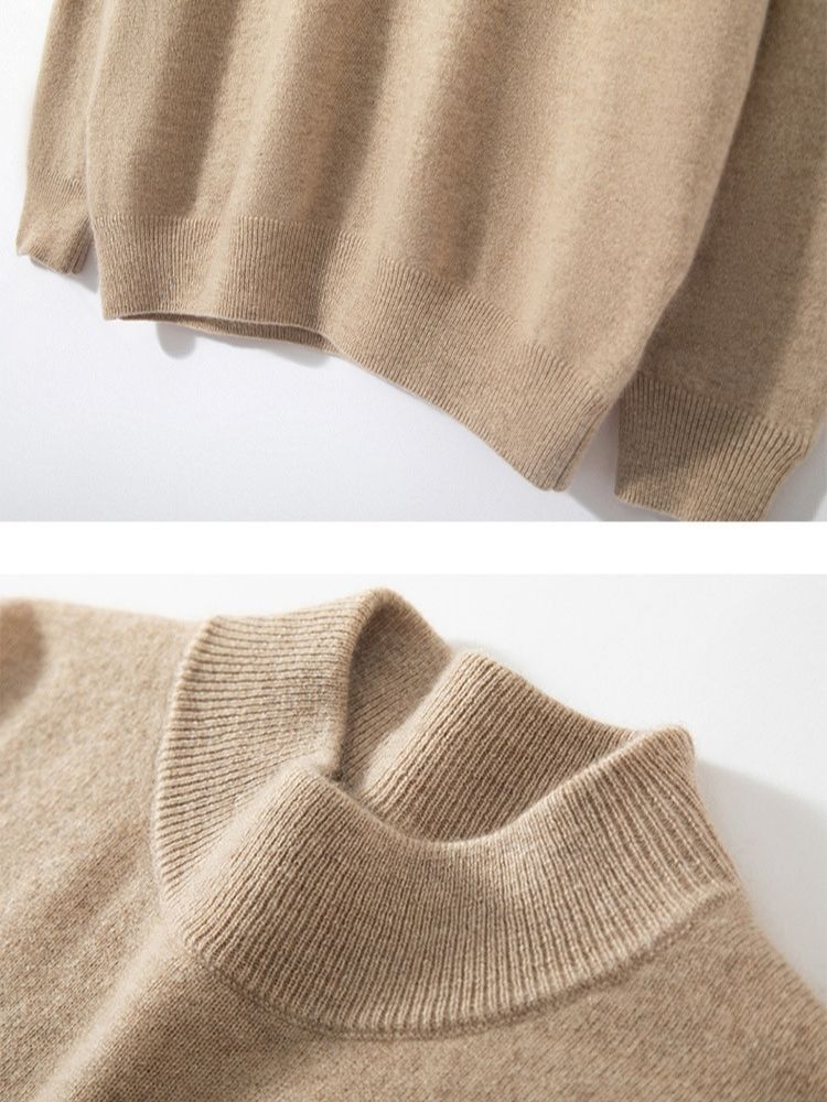 Bowen - Mock Neck Cashmere Sweater