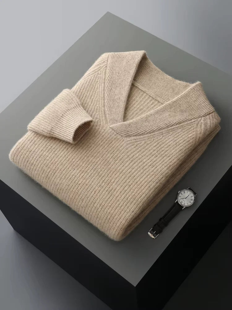 Edward - Shawl Collar Cashmere Sweater