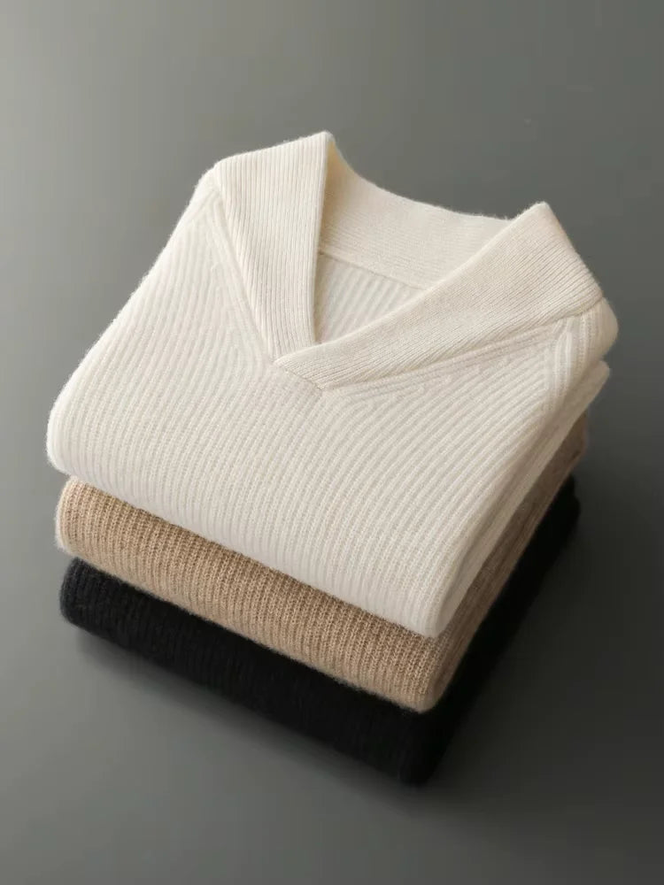 Edward - Shawl Collar Cashmere Sweater
