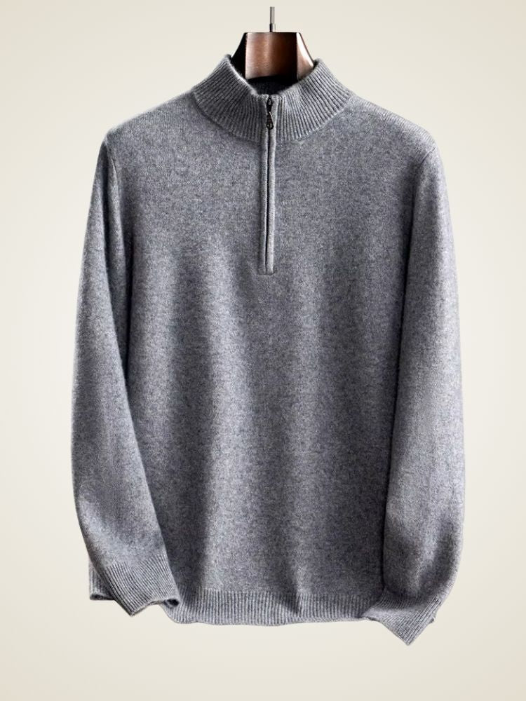 Benjamin - Half Zip Cashmere Sweater