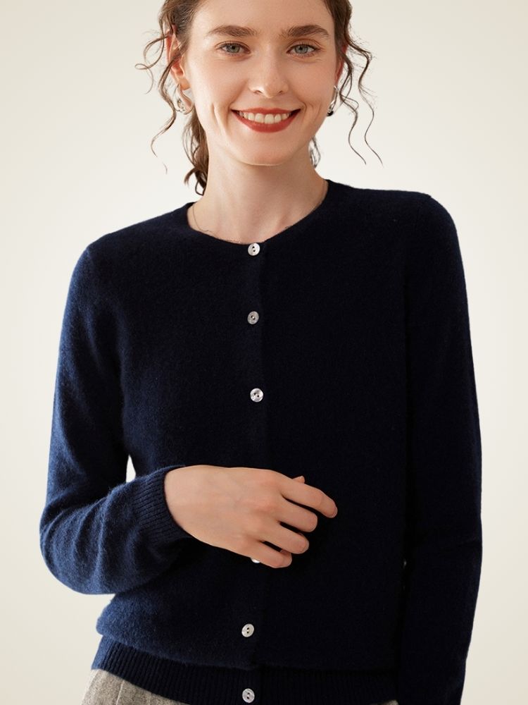 Lyn - Pure Cashmere Cardigan