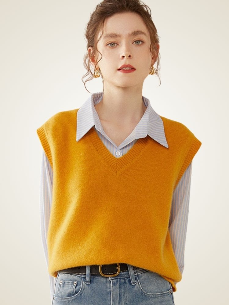 Lorene - Classic Cashmere Vest